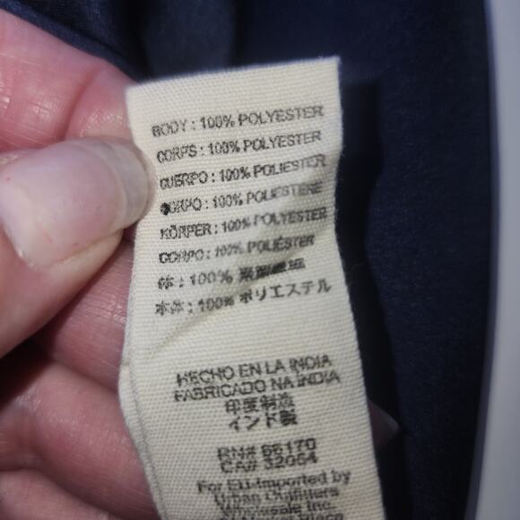 Free People Midnight Vibes Top Womens XS oversized Dolman Poet Flowy sleeve - Picture 7 of 11